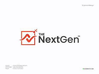 The NextGen 24 | Digital Agency Logo 🚀 agencylogo branding choton choton99design chotondesign chotonkormokar creativeagency creativity design designcommunity designer digitalagency dribbble graphic design inspiration logo logomark minimalist portfolio vector