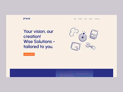 Wise Solutions UI Animation 2d animation animation design studio interaction design interactive design minimal design motiongraphics ui animation ui design ui designer uiux ux design web design website