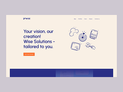 Wise Solutions UI Animation 2d animation animation design studio interaction design interactive design minimal design motiongraphics ui animation ui design ui designer uiux ux design web design website