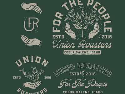 Union Roasters badge badge design badge logo badgedesign branding design coffee design illustration roaster roastery vintage badge vintage design