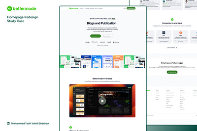Bettermode © Homepage Redesign | Study Case ui ux