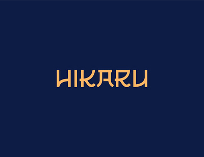 HIKARU - Japanese Skincare Logo Design abstract brand identity japan japanese japanese logo letter letter logo lettermark letters logo logo design modern skin skincare skincare logo wordmark wordmark logo