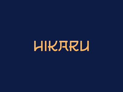 HIKARU - Japanese Skincare Logo Design abstract brand identity japan japanese japanese logo letter letter logo lettermark letters logo logo design modern skin skincare skincare logo wordmark wordmark logo