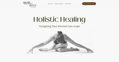 The Inner Orchard figma landing page uxui web design website