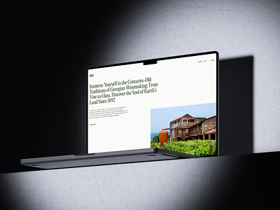 Kartli Winery: A Digital Journey into Georgian Winemaking Tradit design typography ui ux