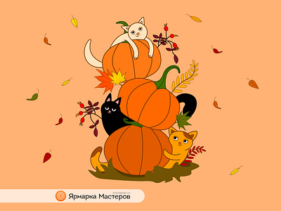 Illustration cat illustration vector