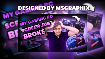 Gaming YouTube Thumbnail design esports gaming graphic design thumbnail thumbnail design youtube thumbnail