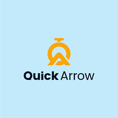 Quick Arrow : Delivery Service logo branding delivery deliverylogo fastdeliverylogo graphic design logo logodesign logomaker logos newlogo