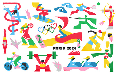 OLYMPIC SPIRIT editorail graphic design illustration magazine