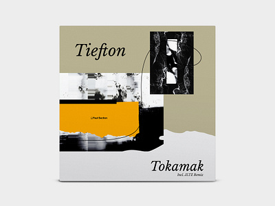 Tiefton - Tokamak artwork for music graphic design