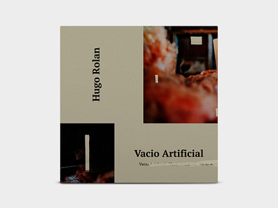 Hugo Rolan - Vacio Arfiticial artwork for music graphic design