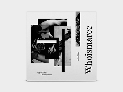 Whoismarce - Algorithmic - Enslavement artwork for music graphic design