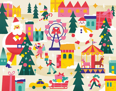 Wondershop™ Artist Series By Target: Yiffy Gu Collection holiday illustration illustration product