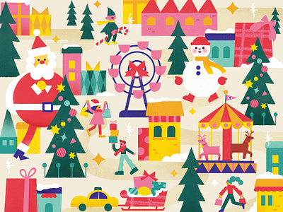 Wondershop™ Artist Series By Target: Yiffy Gu Collection holiday illustration illustration product