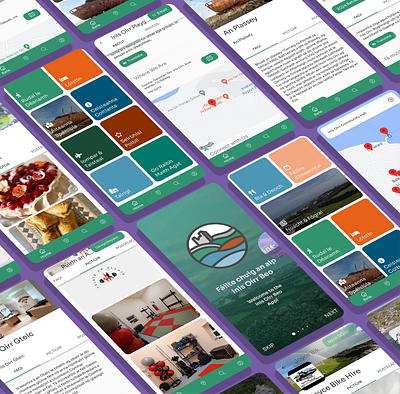 Inis Oírr Beo Branding app branding flutter graphic design material