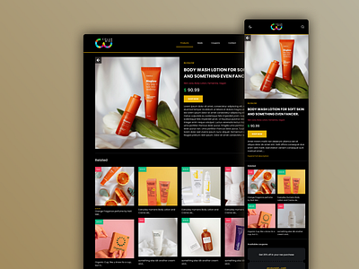 Colurwish - Beauty Shop beauty shop clean ecommerce flat minimal ui