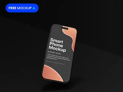 Free iPhone 16 Pro Mockup app branding clean device free iphone iphone 16 pro iphone mockup mobile mockup photo realistic presentation preview professional showcase smartphone ui web
