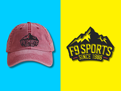 F9 SPORTS SINCE 1986 Cap Design and Logo branding cap design cap logo design freelance design artist freelance merch graphic design illustration logo design logo merch print tshirt design typography typography logo design vector art vector graphic vintague