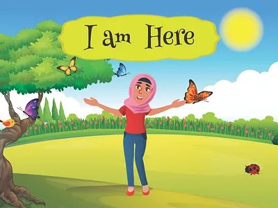 i am here storybook for children's vector illustrations book illustrations children book children book illustrations digital illustrattions illustrations kids story storybook vector illustrations watercolor