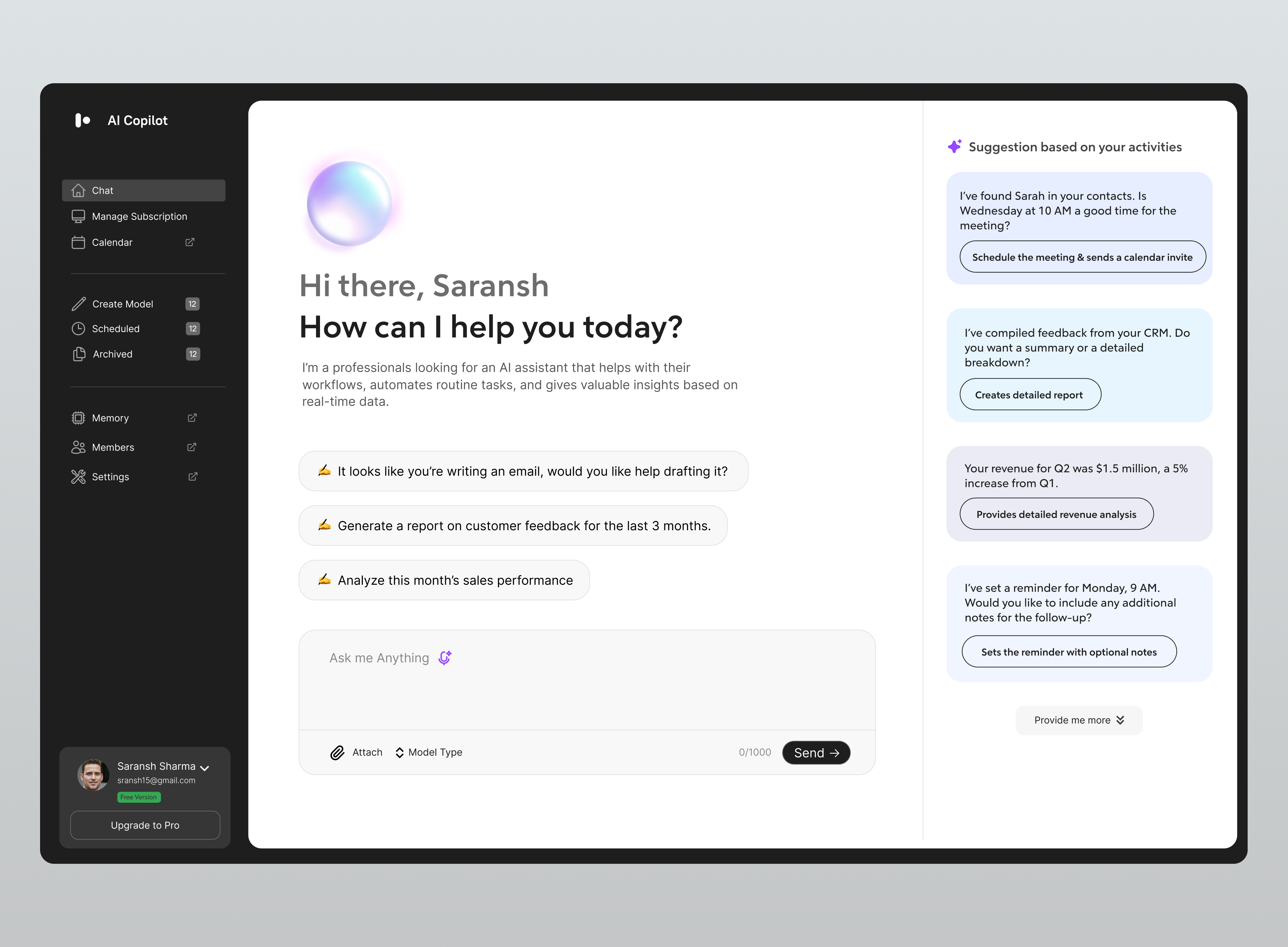 Example of UI/UX Design High Quality Service