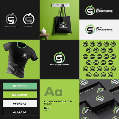 LOGO FOR CONTEST | JONY GADGET STORE brand identity branding design graphic design illustration logo logo design vector