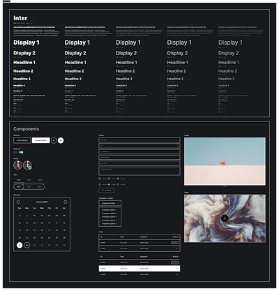 Linear Design System (w.i.p) clean concept design system flat minimal outline ui ux