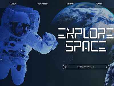 Skala : Explore Space Website Support VR astronaut branding graphic design logo motion graphics space star ui universe virtual virtualreality vr webdesigner webdeveloper websitevr