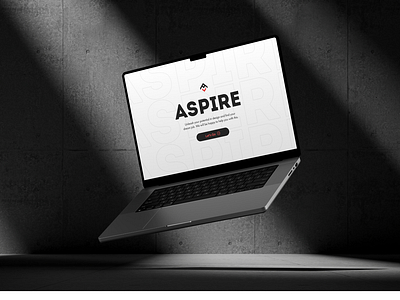 WebSite Design - Aspire (White Version) landing site ui ux web web deisgn web design веб дизайн лендинг сайт