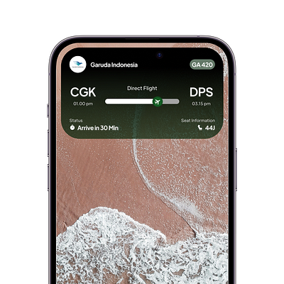 Apple Dynamic Island UI - Flight Tracker ✈️ apple card design dynamic island exploration figma flight tracker ui user experience user interface ux ux design