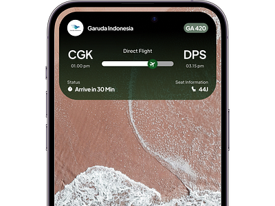 Apple Dynamic Island UI - Flight Tracker ✈️ apple card design dynamic island exploration figma flight tracker ui user experience user interface ux ux design