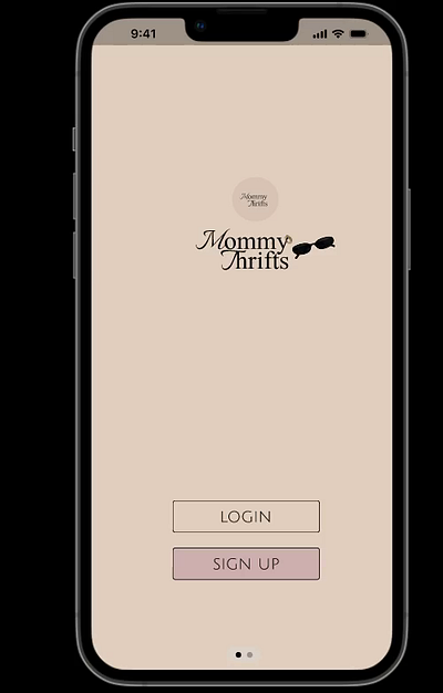 MommyThrifts animation branding graphic design logo ui