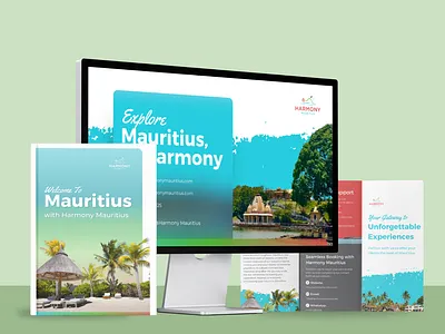 Harmony Mauritius Branded Document Template Design canva canva design corporate branding design template design