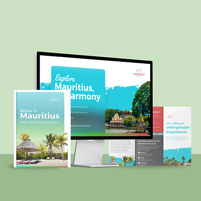 Harmony Mauritius Branded Document Template Design canva canva design corporate branding design template design