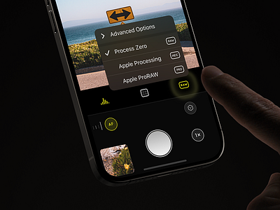 Halide Mark II - Process Zero app black camera cameras design icon icons illustration iphone raw ui