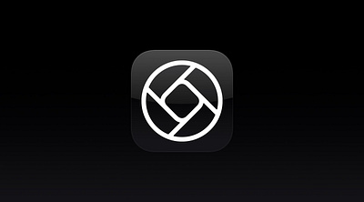 Halide icon: Jet Black aperture app icon apple watch black camera design gloss icon ios iphone iphone 7 jet black retro ui