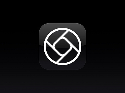 Halide icon: Jet Black aperture app icon apple watch black camera design gloss icon ios iphone iphone 7 jet black retro ui