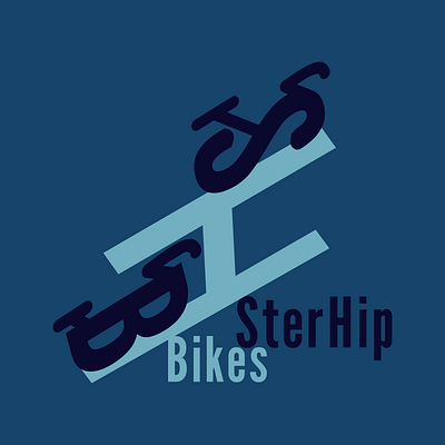 Daily Logo Challenge - Bicycle Shop: SterHip Bikes, version 1 bicycle shop dailylogochallenge graphic design logo