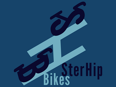 Daily Logo Challenge - Bicycle Shop: SterHip Bikes, version 1 bicycle shop dailylogochallenge graphic design logo