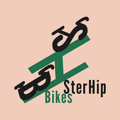 Daily Logo Challenge - Bicycle Shop: SterHip Bikes, version 2 bicycle shop dailylogochallenge graphic design logo