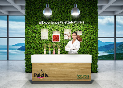 Palette Naturals Instore Activation activation branding design graphicdesign instore activation