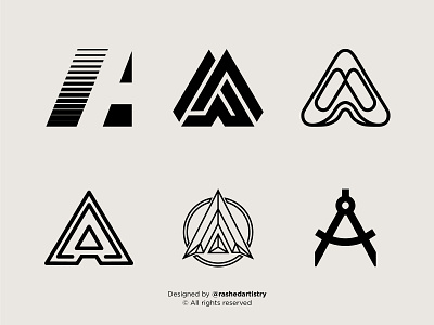 Lettermark A Exploration branding creativeprocess design designinspiration dribbble geometricdesign graphic design illustration lettermarklogo logo logo design logochallenge logoexploration minimaldesign minimalist modern monogram typographiclogo typography vector design