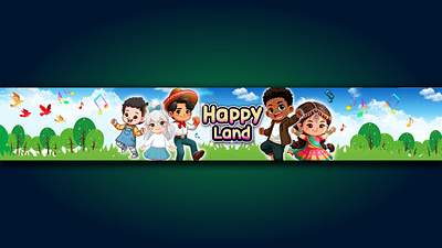 YouTube nursery rhyme banner//kids channel happyland happyland fairy house happyland kids childcare centre happyland kids youtube channel happyland logo happyland school happyland youtube banner nursery rhyme background nursery rhyme for kids