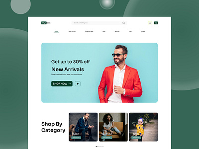 Fashion Shop Ecommerce Website Landing Page clothing store ecommerce design ecommerce website design fashion fashion website fashion website design landing page luxury online shop outfit ui ux website website design