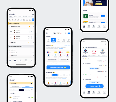 Tipstop - Esport Mobile App app ui live mobile app design sport ui uidesign uiux ux uxui
