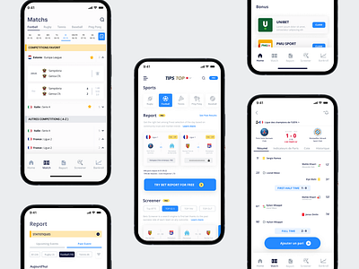 Tipstop - Esport Mobile App app ui live mobile app design sport ui uidesign uiux ux uxui