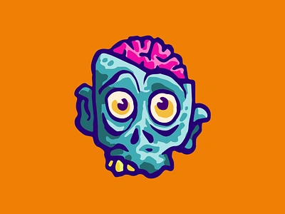 zombie illustration for halloween art flat halloween halloween icon halloween illustration horror icon design icon set illustration illustration art illustrator jack o lantern spooky ui vector vector art vector illustration zombie zombie halloween zombie icon