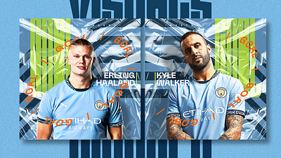 Manchester City - Digital Art Direction art direction dynamic football instagram manchester city social media social media designs sports typography