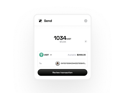 Send widget blockchain crypto send web 3