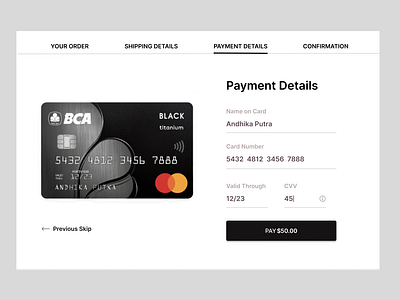 Credit card checkout page branding credit card checkout page ui uiux