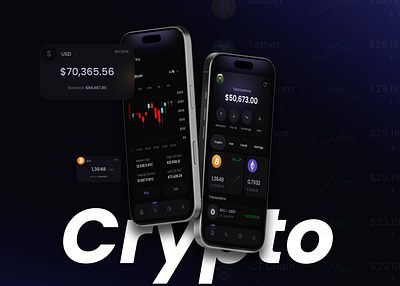 Tradde - Crypto App UI Design advanced app design crypto crypto app design crypto app ui crypto manage crypto mobile design inspiration mobile design mobile ui mobile ui design prototype smart app trending ui ui design uiux